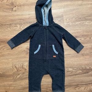 7 For All Mankind Hooded Jumpsuit